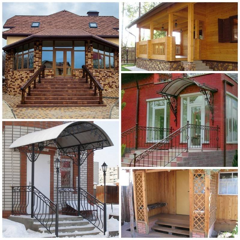 Как оформить крыльцо частного дома: 10 идей с фото