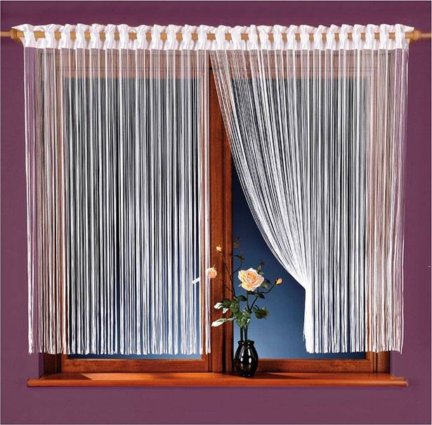 Нитяные шторы — 120 фото необычного оформления и красивого дизайна в современном интерьере