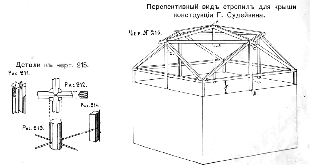 Крыша судейкина — фото, расчет