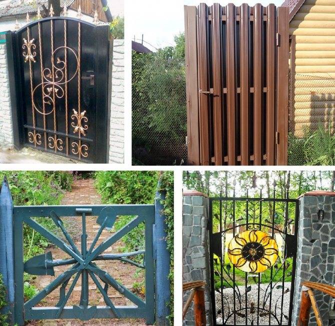 Ворота с калиткой своими руками - пошаговая инструкция от а до я (100 фото идей)
