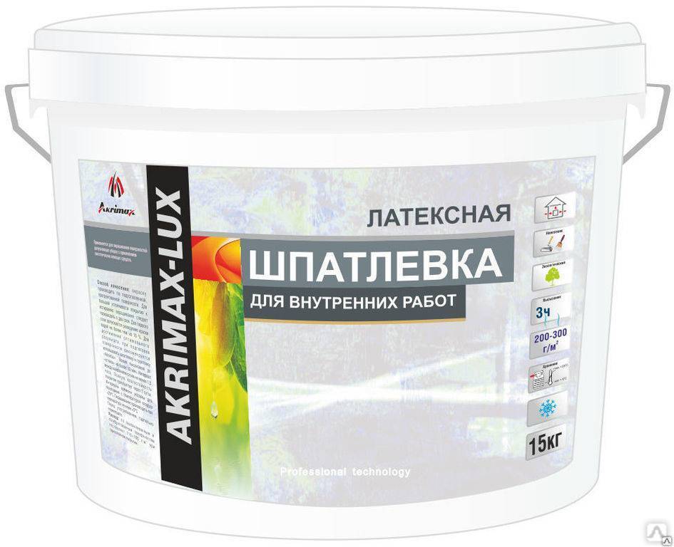 Шпатлевка латексная или акриловая: в чем разница, что лучше