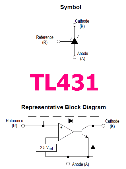 Lm431 схема включения