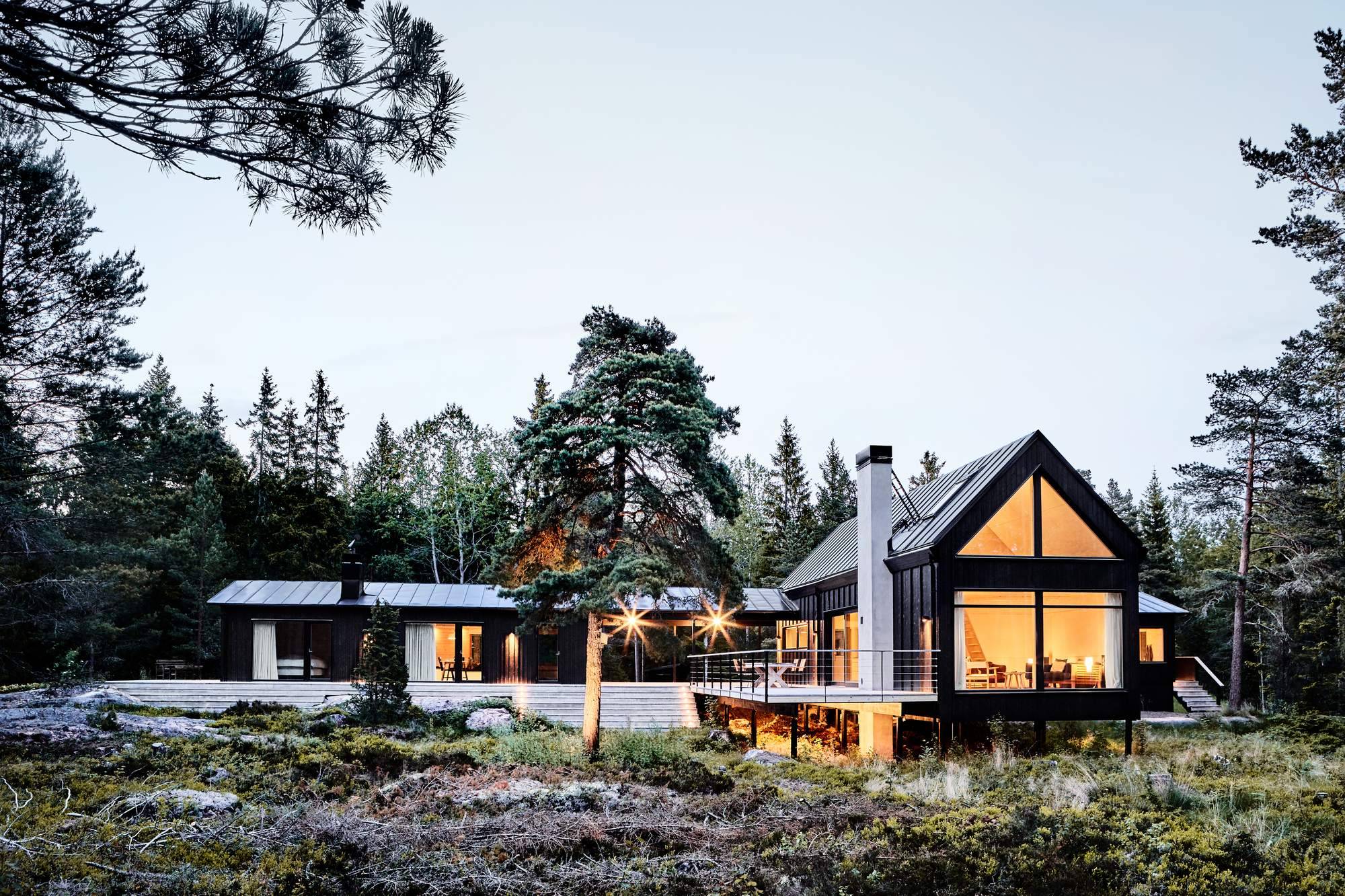 деревянные дома в швеции