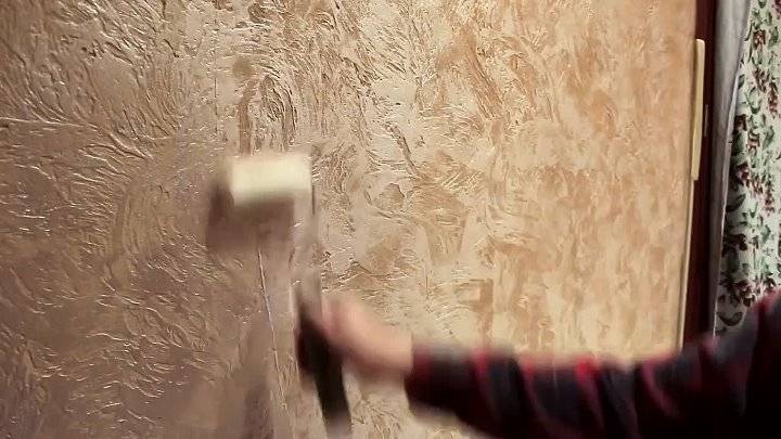 Декоративная штукатурка своими руками из обычной шпаклевки (фото, видео)
