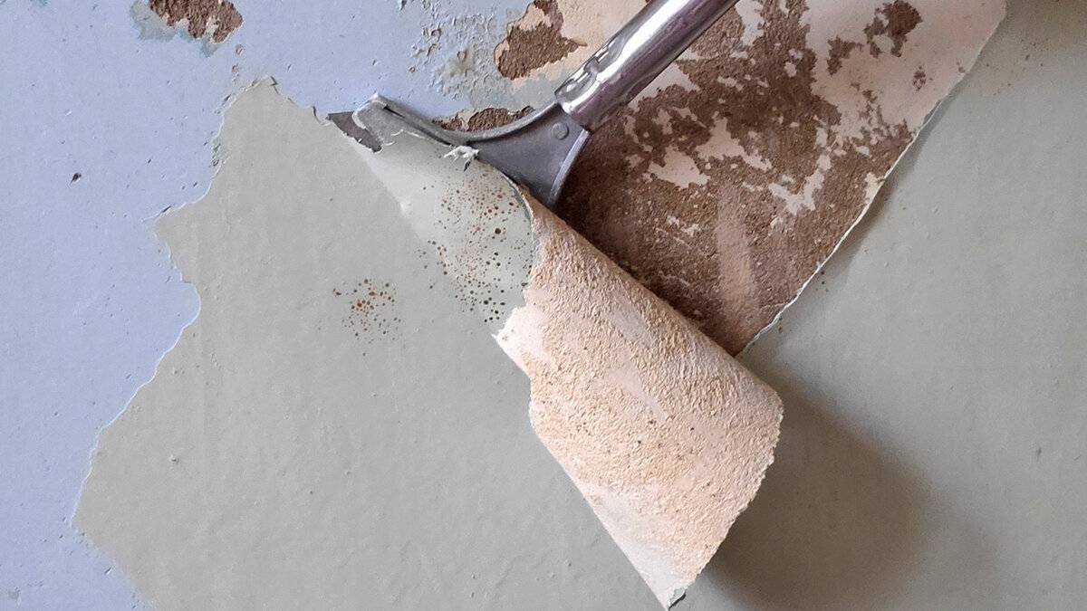 Как убрать старую краску со стен