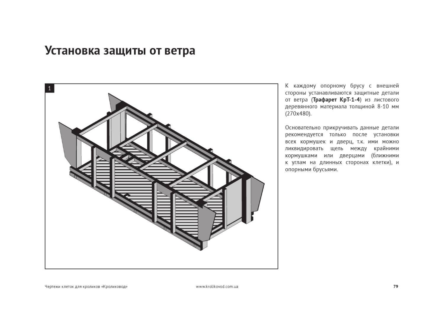 Клетки для кроликов своими руками чертежи с размерами