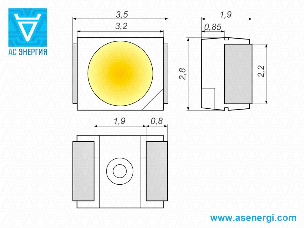 Smd-светодиоды: маркировка, виды, технические характеристики