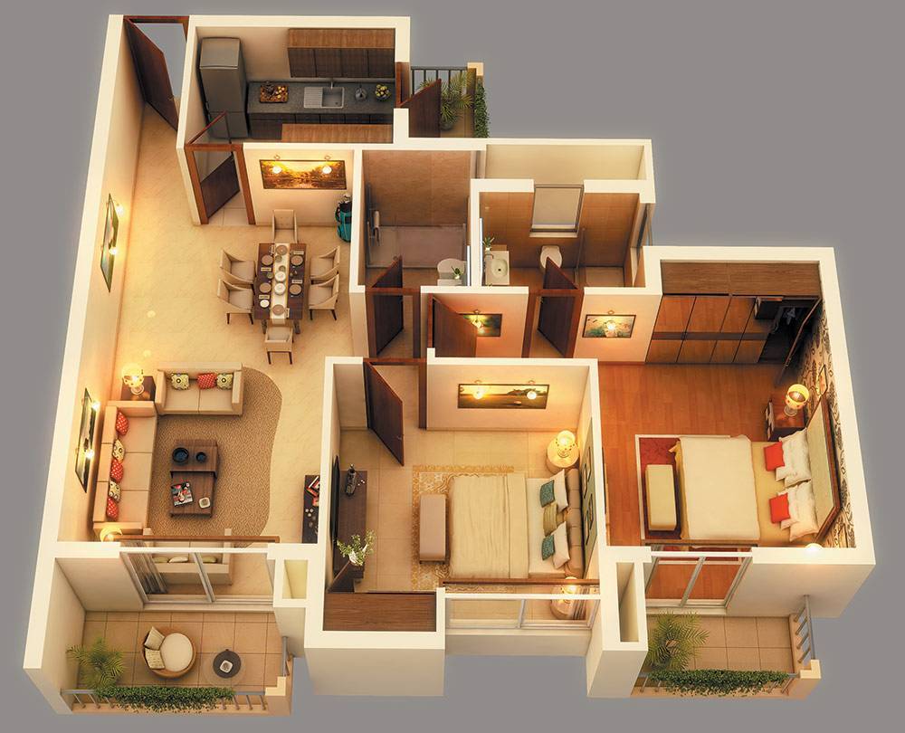 Floorplan 3d проекты