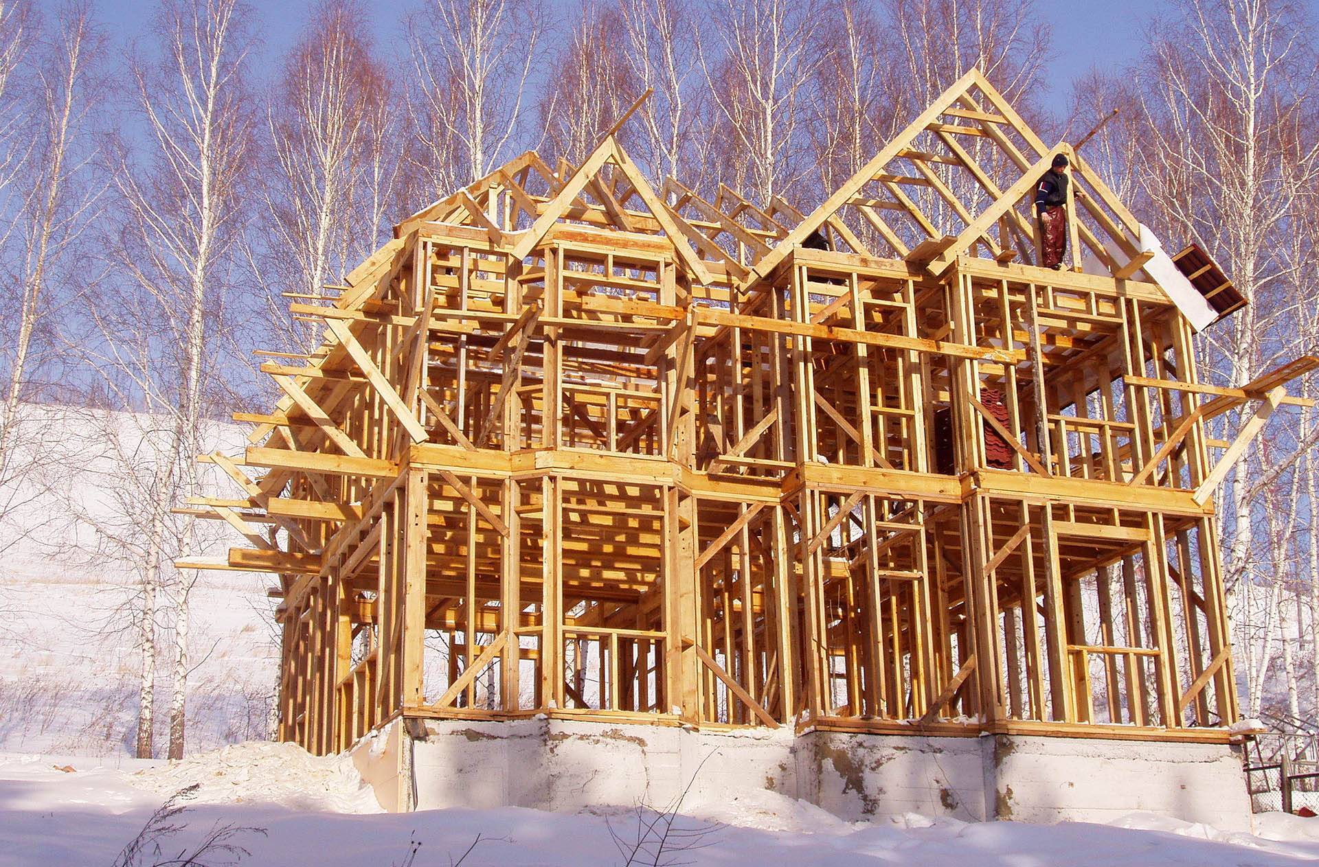 Каркасное деревянное домостроение
