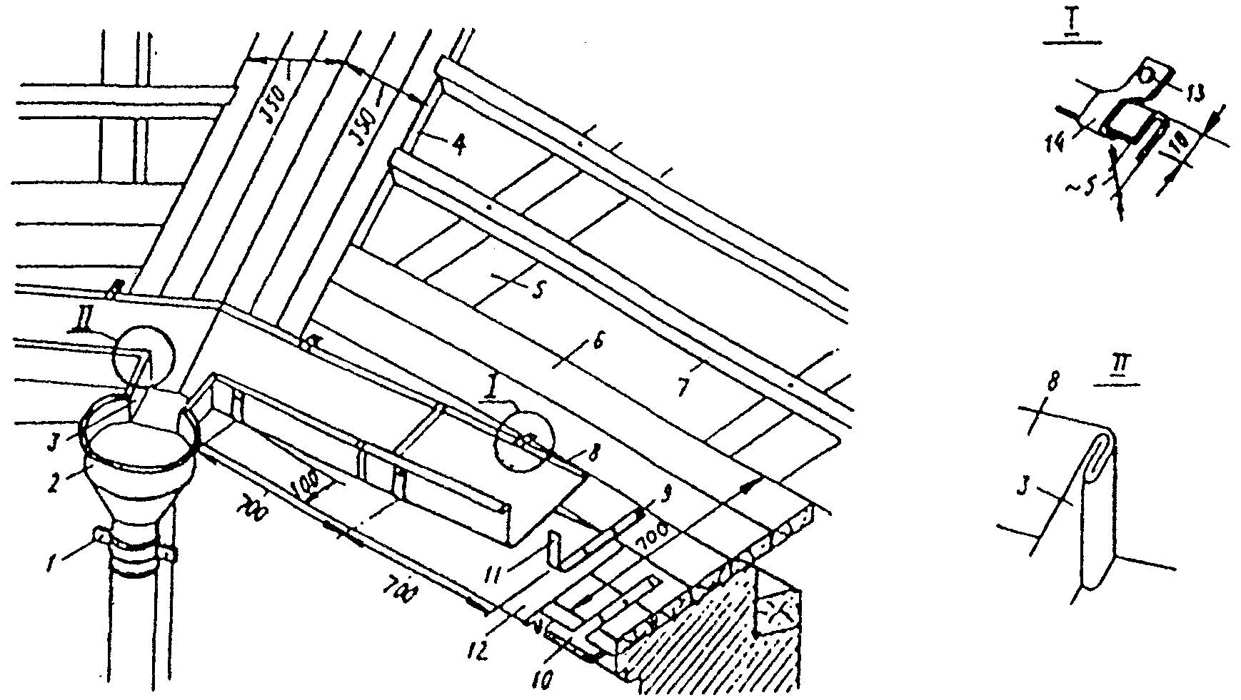 Чертежи фальцевой кровли dwg