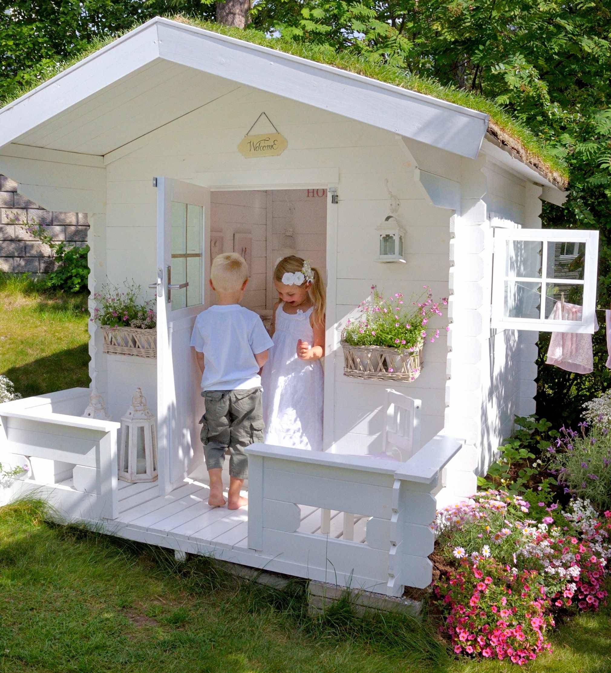 Построить детский домик на даче своими руками фото