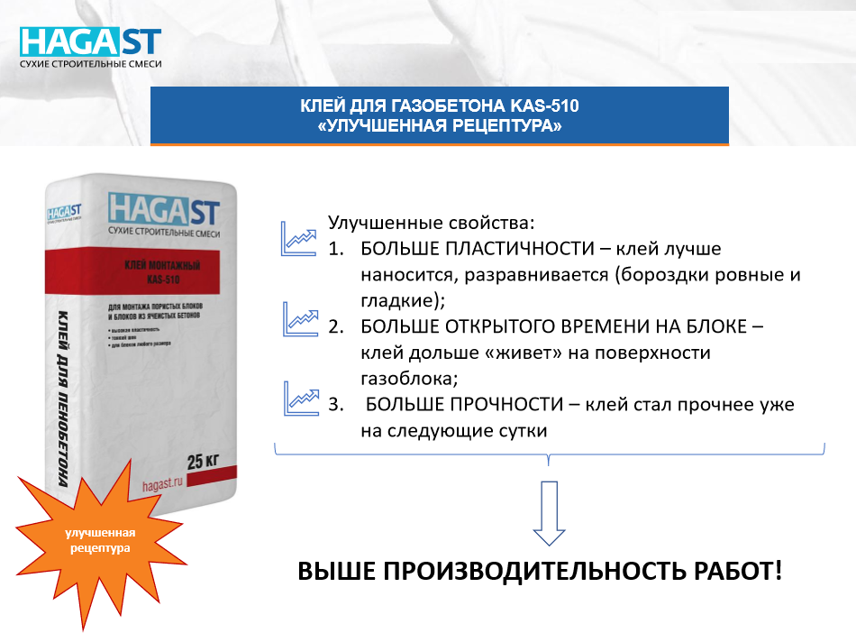 Клей для газобетона — как правильно выбрать