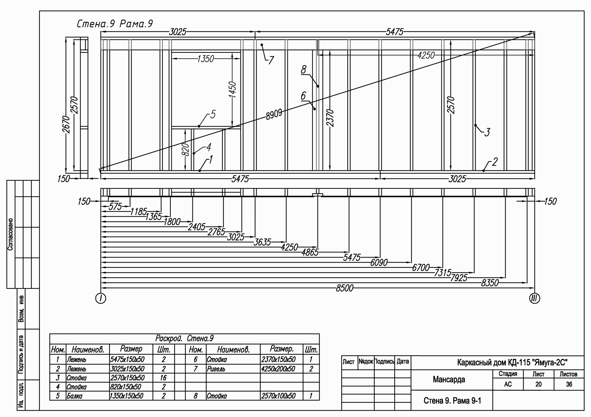 Проекты и чертежи каркасных домов