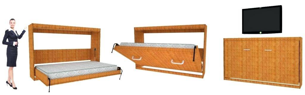 Подъемная кровать своими руками: изготовление кровати-шкафа: особенности конструкции +видео