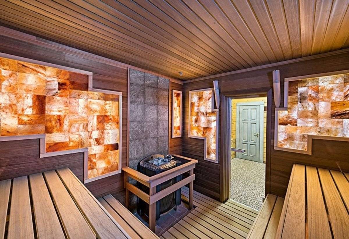 Отделка бани внутри: фото интересных интерьеров