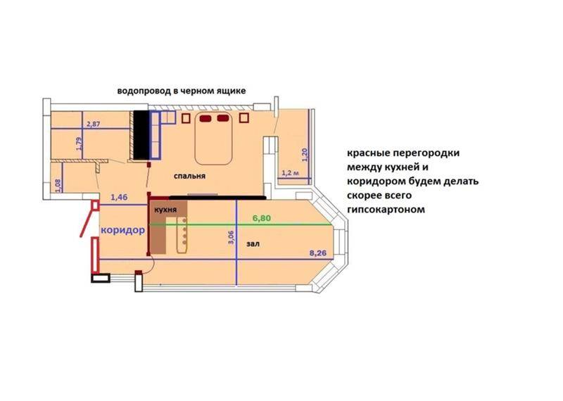 Кухня-прихожая совмещенная с коридором: фото дизайна, выбор обоев и планировка