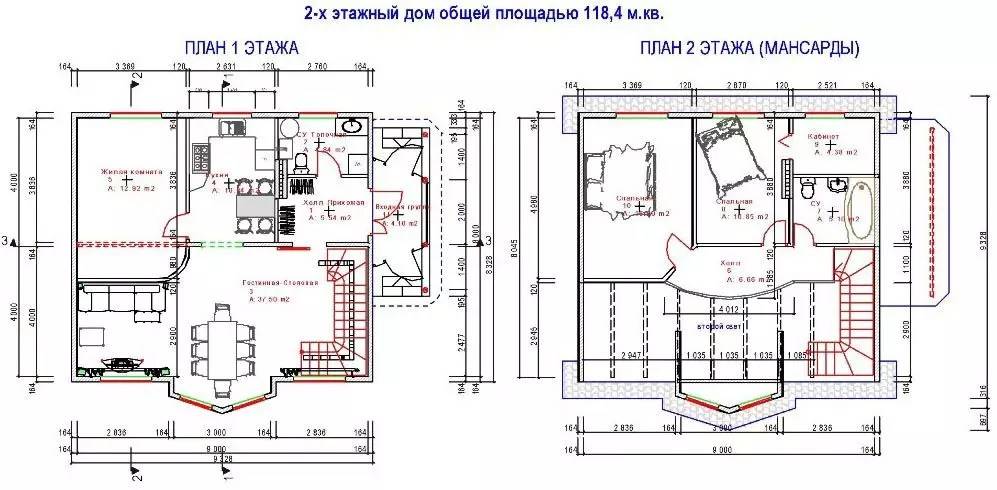 План 2. Обмерный план двухэтажного дома. План БТИ 2-Х этажного частного дома. Схемы 2х этажных домов. Обмерный план дома 2 этажа.