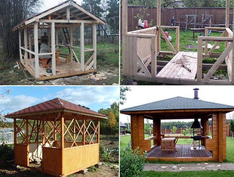 Круглая беседка: фото, варианты, купольная, ротонда, своими руками