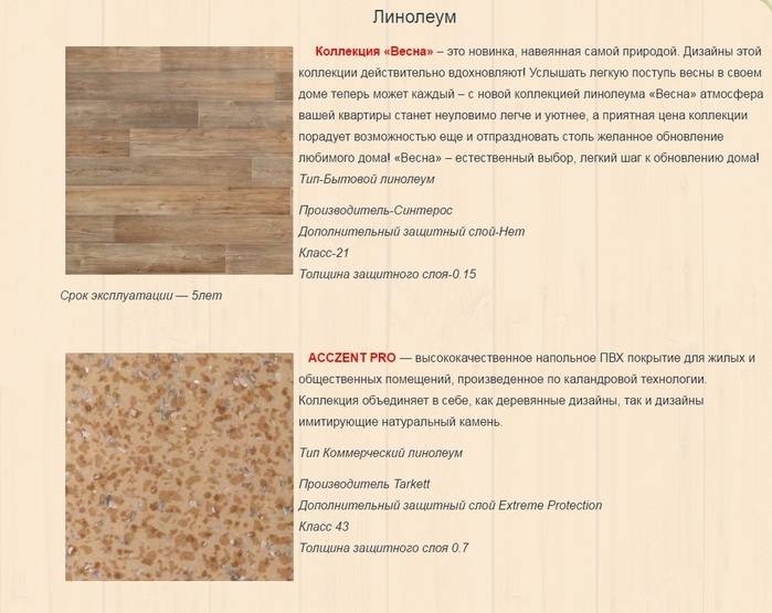 Как правильно выбрать хороший линолеум на кухню