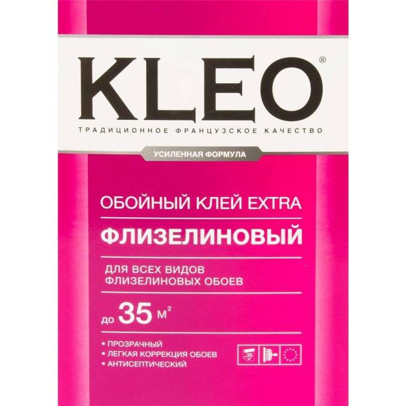 Как выбрать клей КЛЕО для флизелиновых обоев