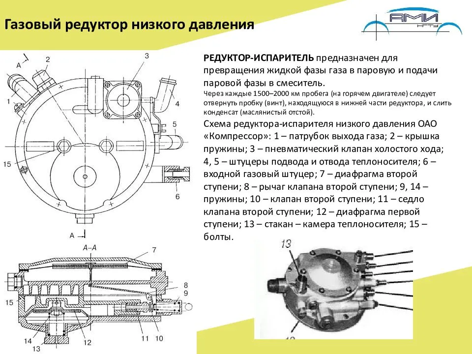 Схема редуктора гбо ловато