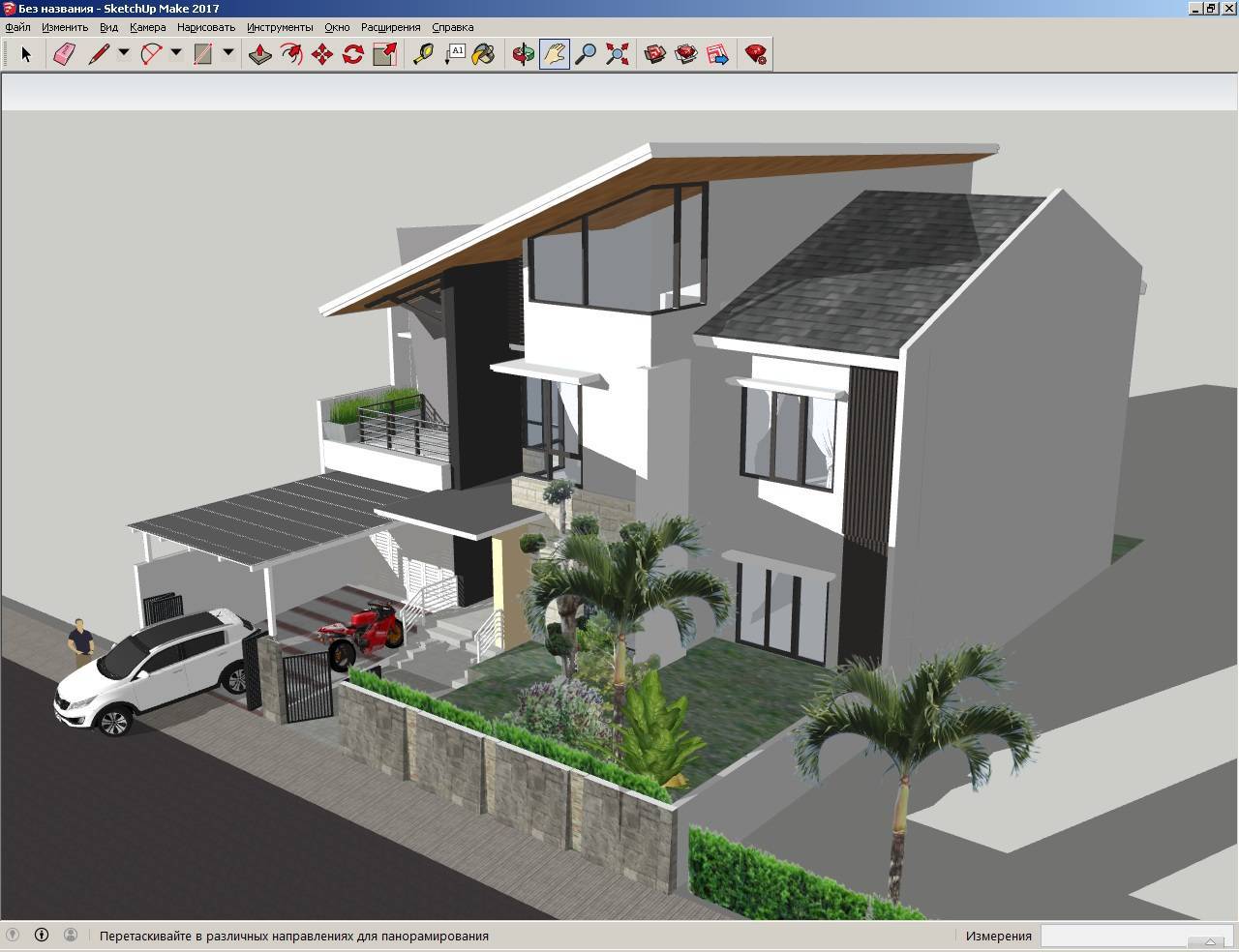 Sketchup план дома