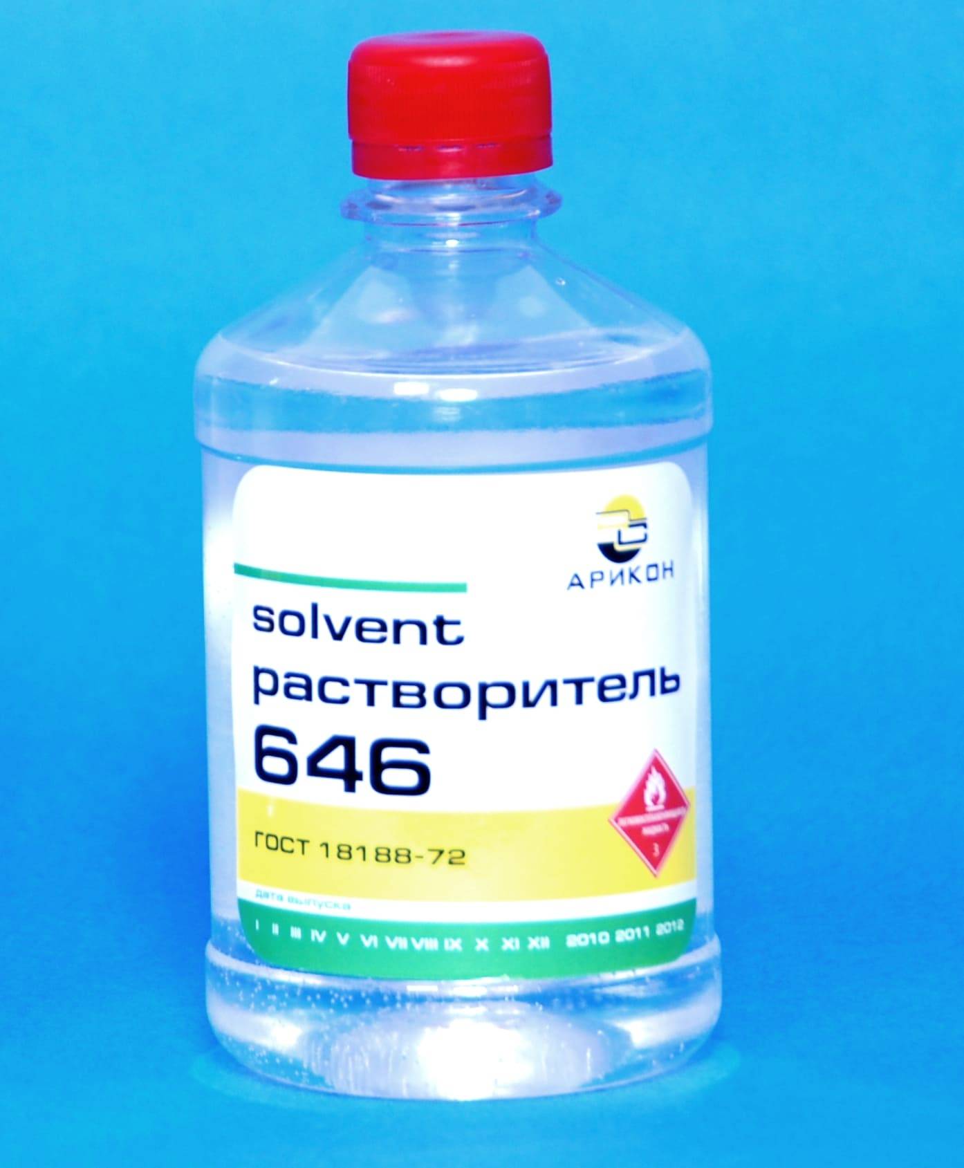Растворитель 646 — состав и характеристики