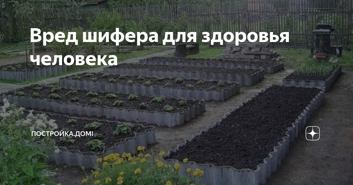 Старый шифер на даче: какой вред для здоровья он представляет