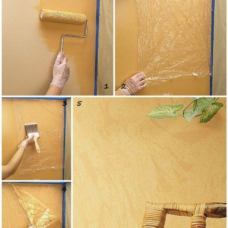 Как красиво покрасить стены на кухне своими руками фото
