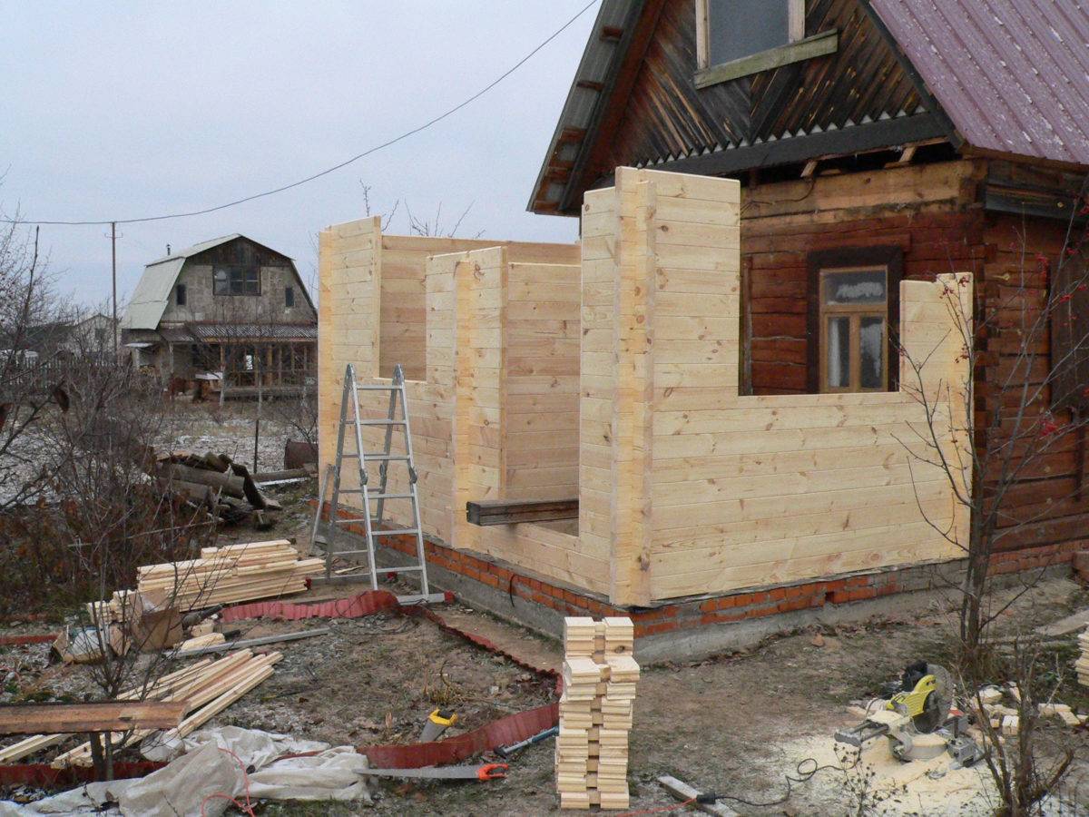 Как грамотно сделать каркасную пристройку из бруса