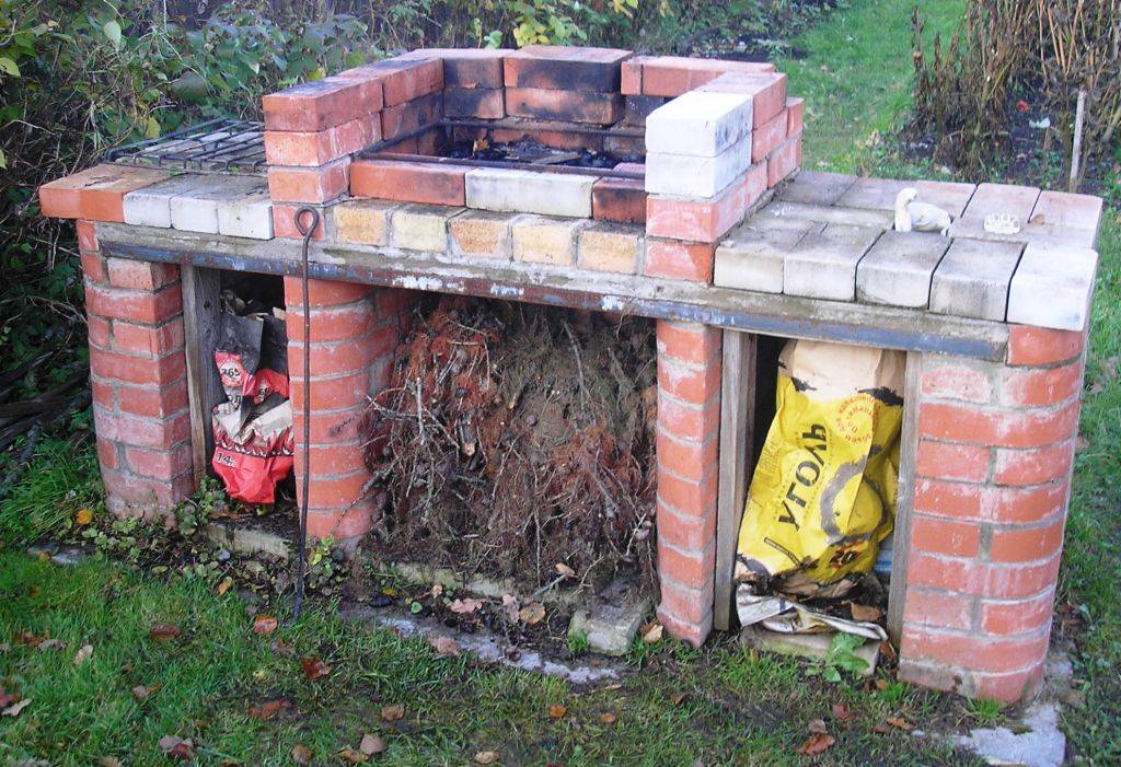 Мангал из кирпича своими руками - 110 фото как сделать простые и эффективные конструкции