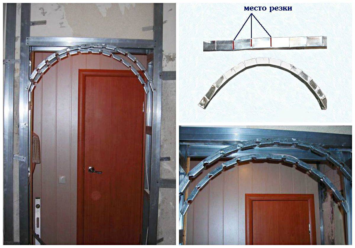 Монтаж арки из гипсокартона в дверном проеме своими руками: Пошаговая инструкция