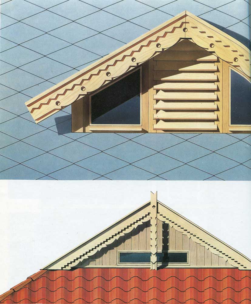 Как сделать фронтон крыши деревянного дома?