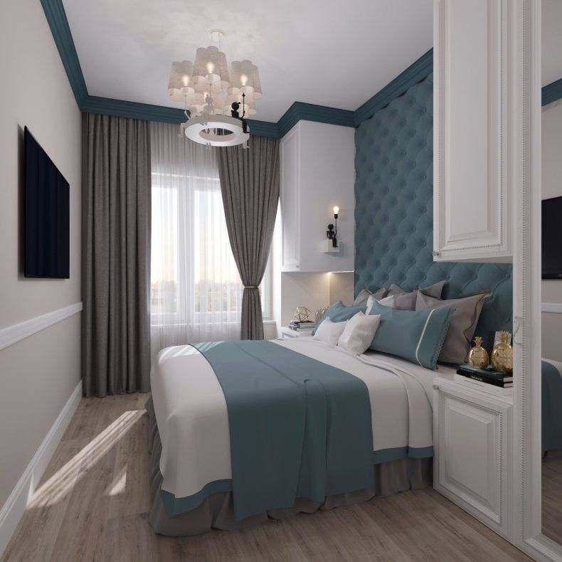 Дизайн интерьера маленькой спальни 9 кв м – реальные фото