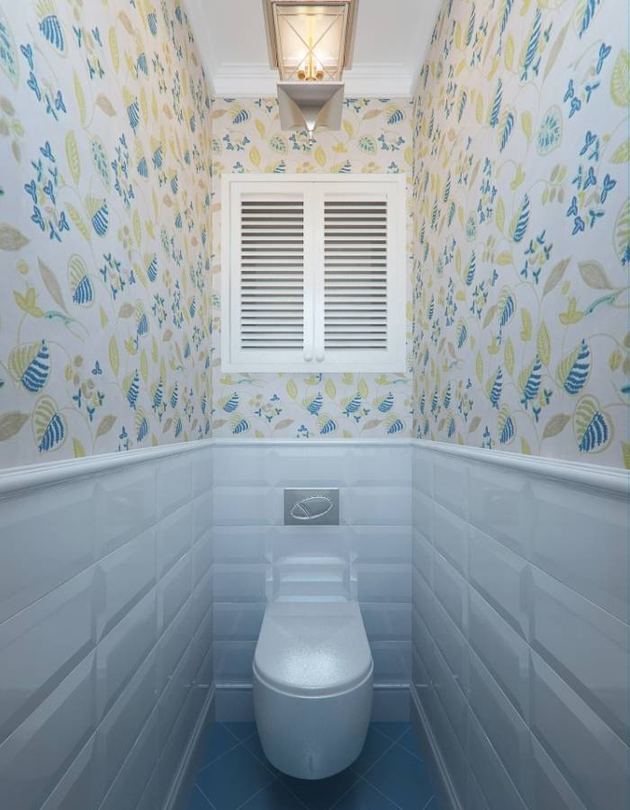 Ремонт туалета в квартире своими руками фото дизайн недорогой
