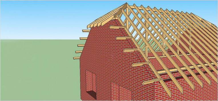 Полувальмовая стропильная крыша своими руками