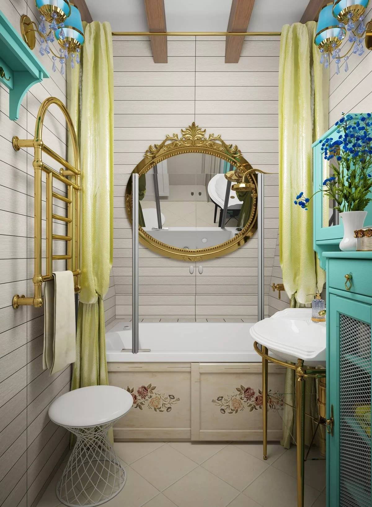 ванная комната на даче в стиле прованс