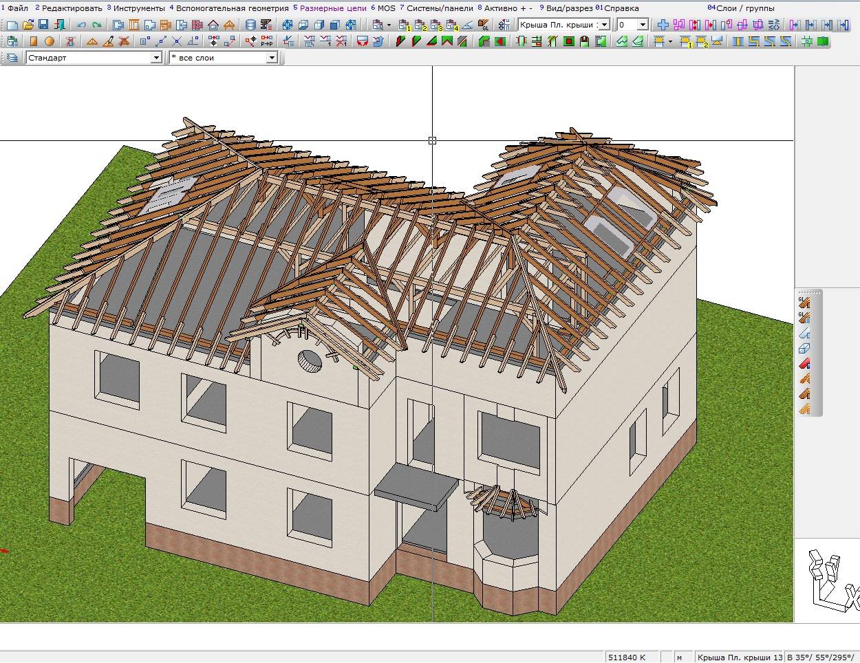 Программа для создания проекта крыши
