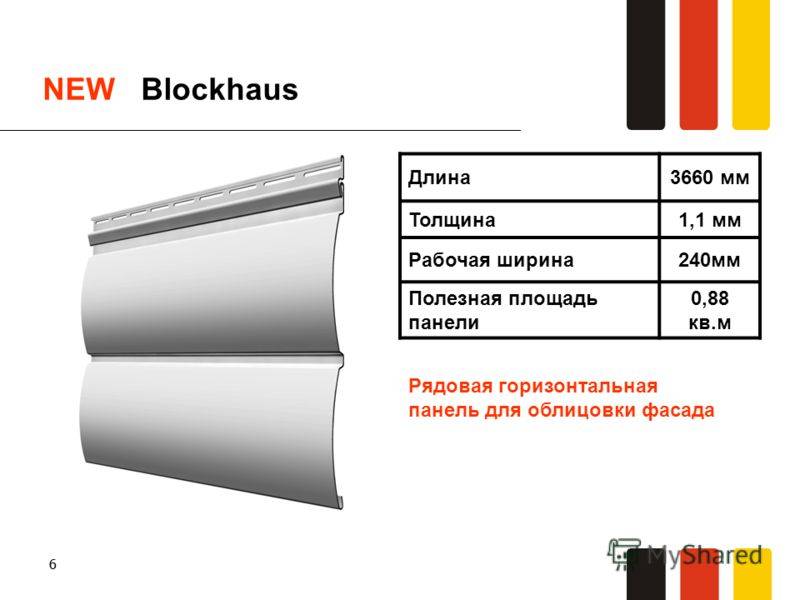 Размеры сайдинга: длина, ширина, комплектующие