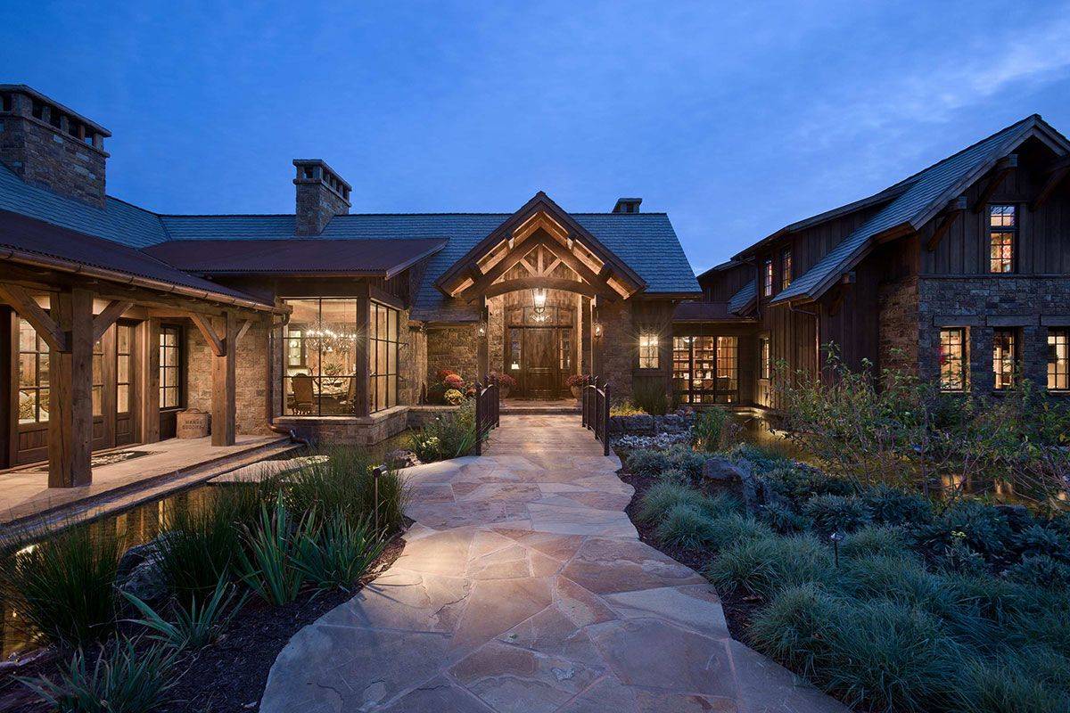 Как сделать стиль ранчо частного дома: виды фасада и интерьера- обзор +видео