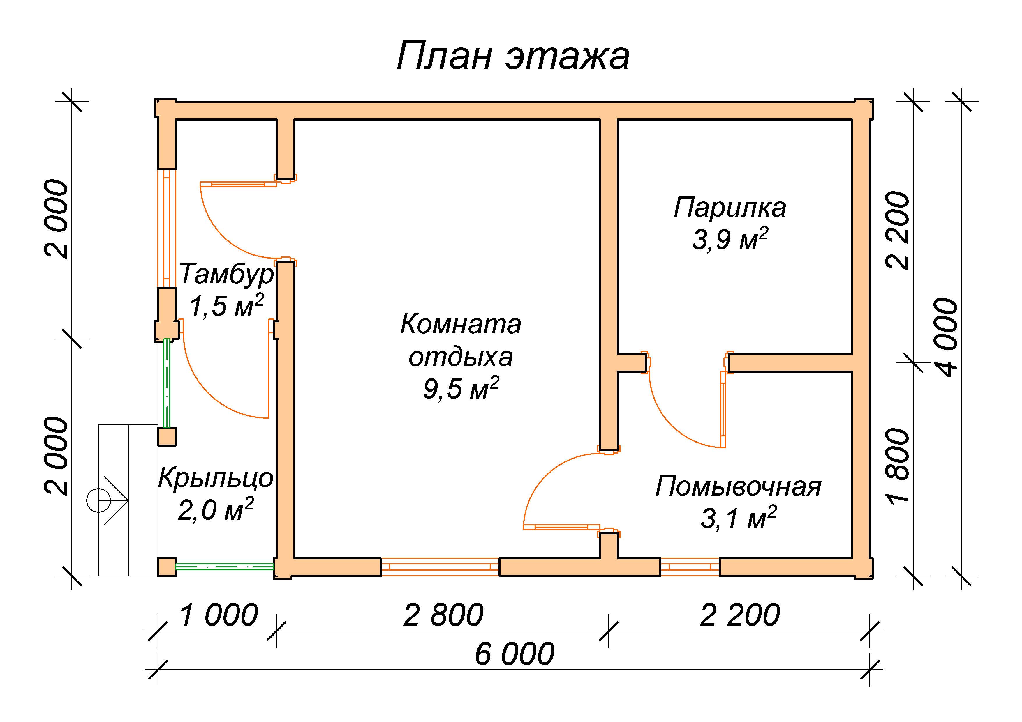 Баня 6 на 6 с мансардой [варианты проектов и строительство]