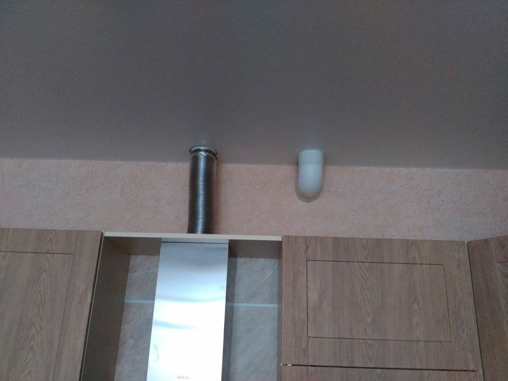 Маскировка вентиляционного канала вытяжки на кухне: советы +фото и видео