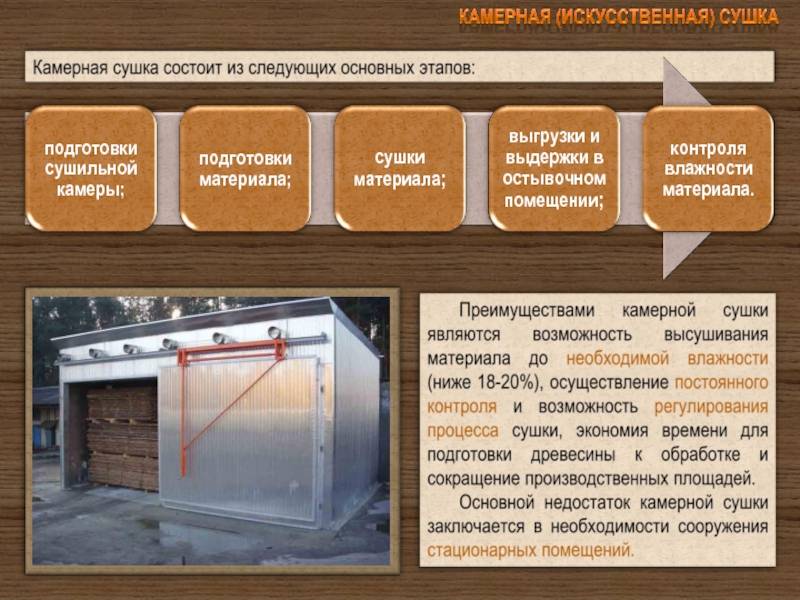 Сушка древесины: виды и технология