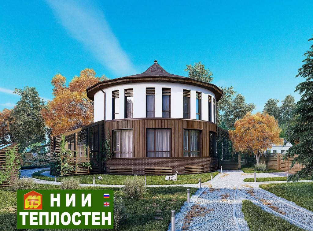 Круглый дом: 70+ фото проектов рф, как построить своими руками, строения полукруглой формы, планы и чертежи