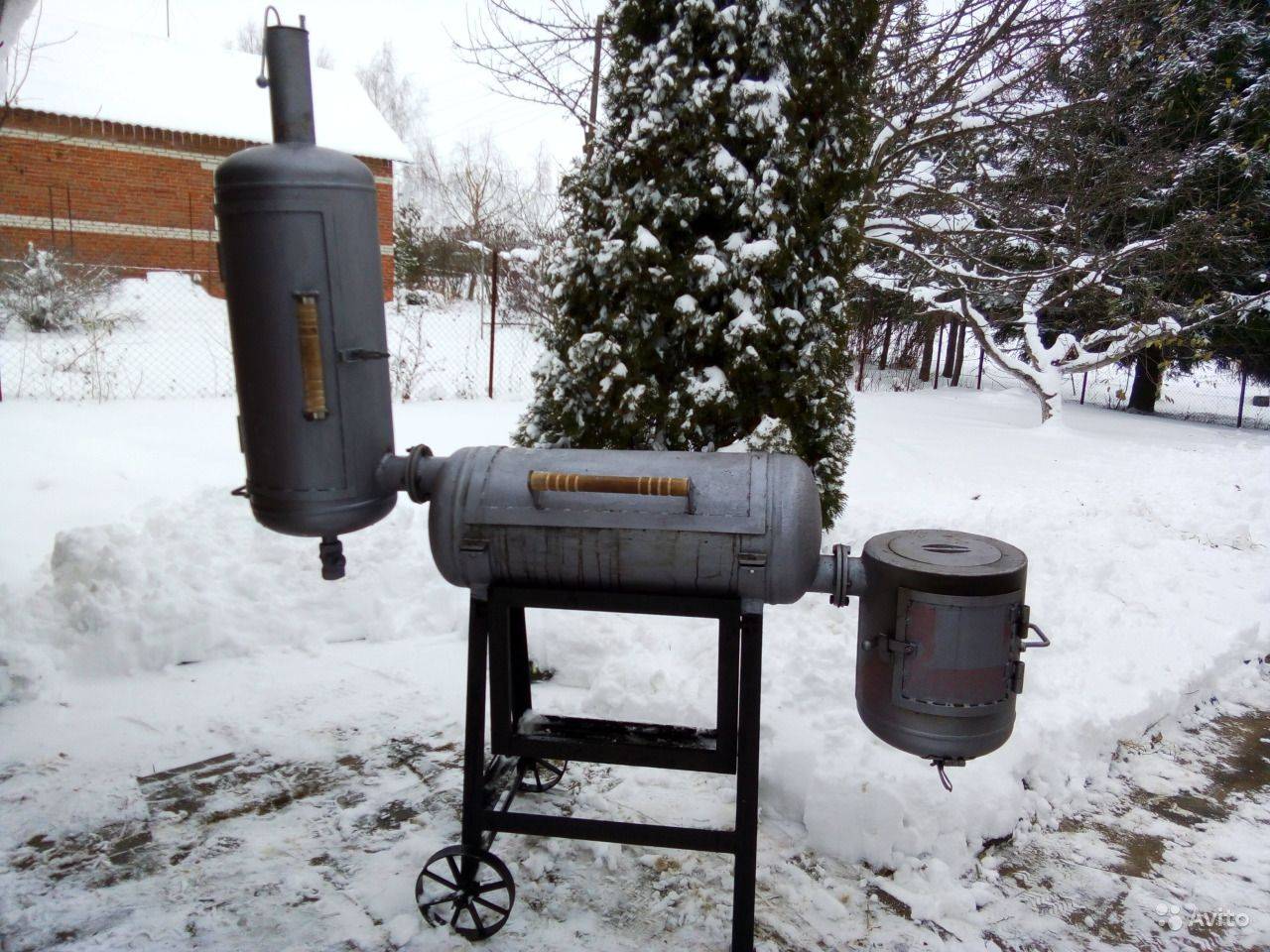 Коптильня из газового баллона своими руками: как сделать, видео, фото