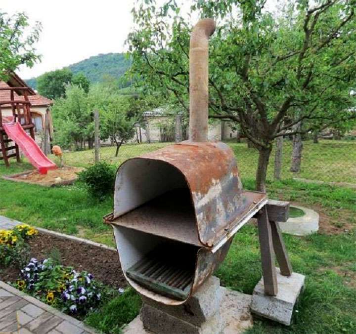 Поделки из ненужных вещей своими руками: печка из старой ванны для дачи