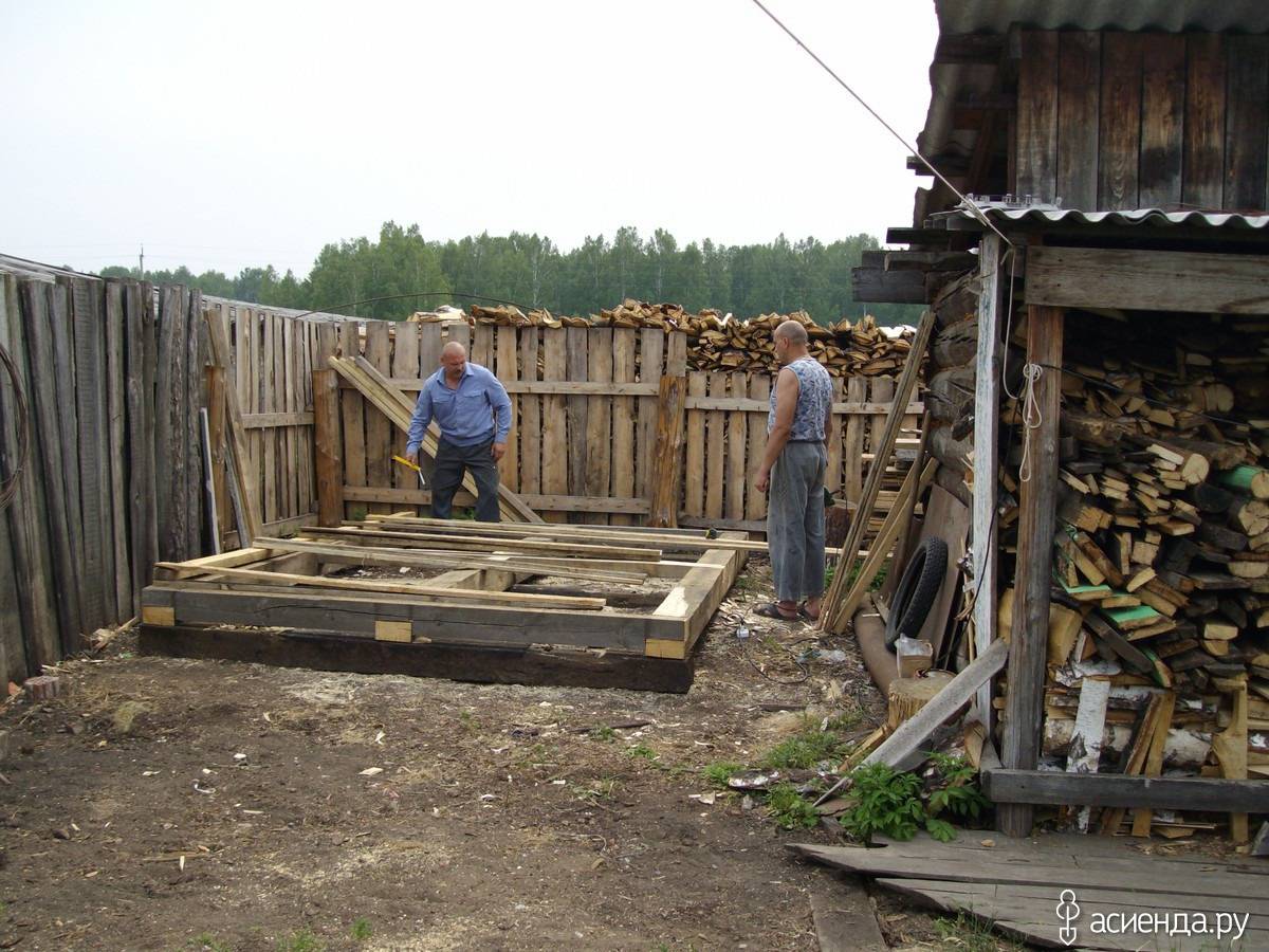 Дом из шпал своими руками