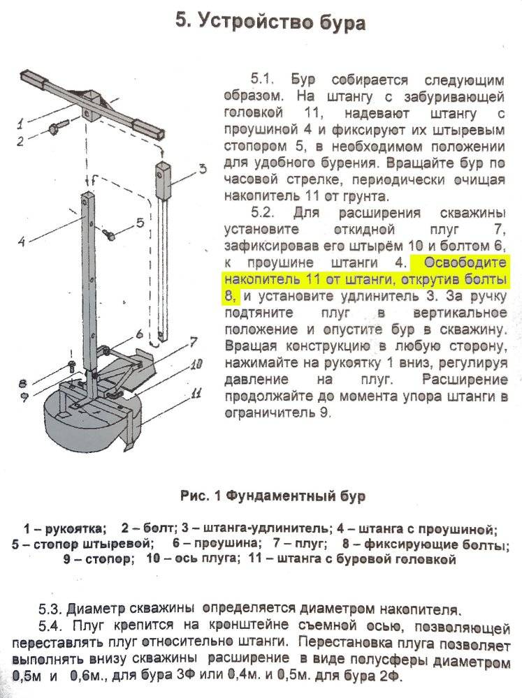 Тисэ бур: чертеж, технология изготовления, как сделать своими руками?