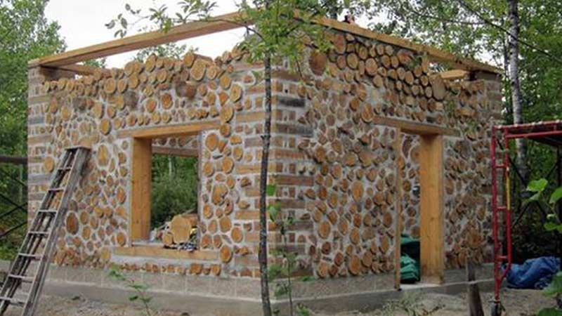 Необычный метод возведения или дом из глиночурки