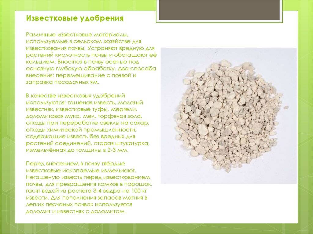 Виды строительной извести